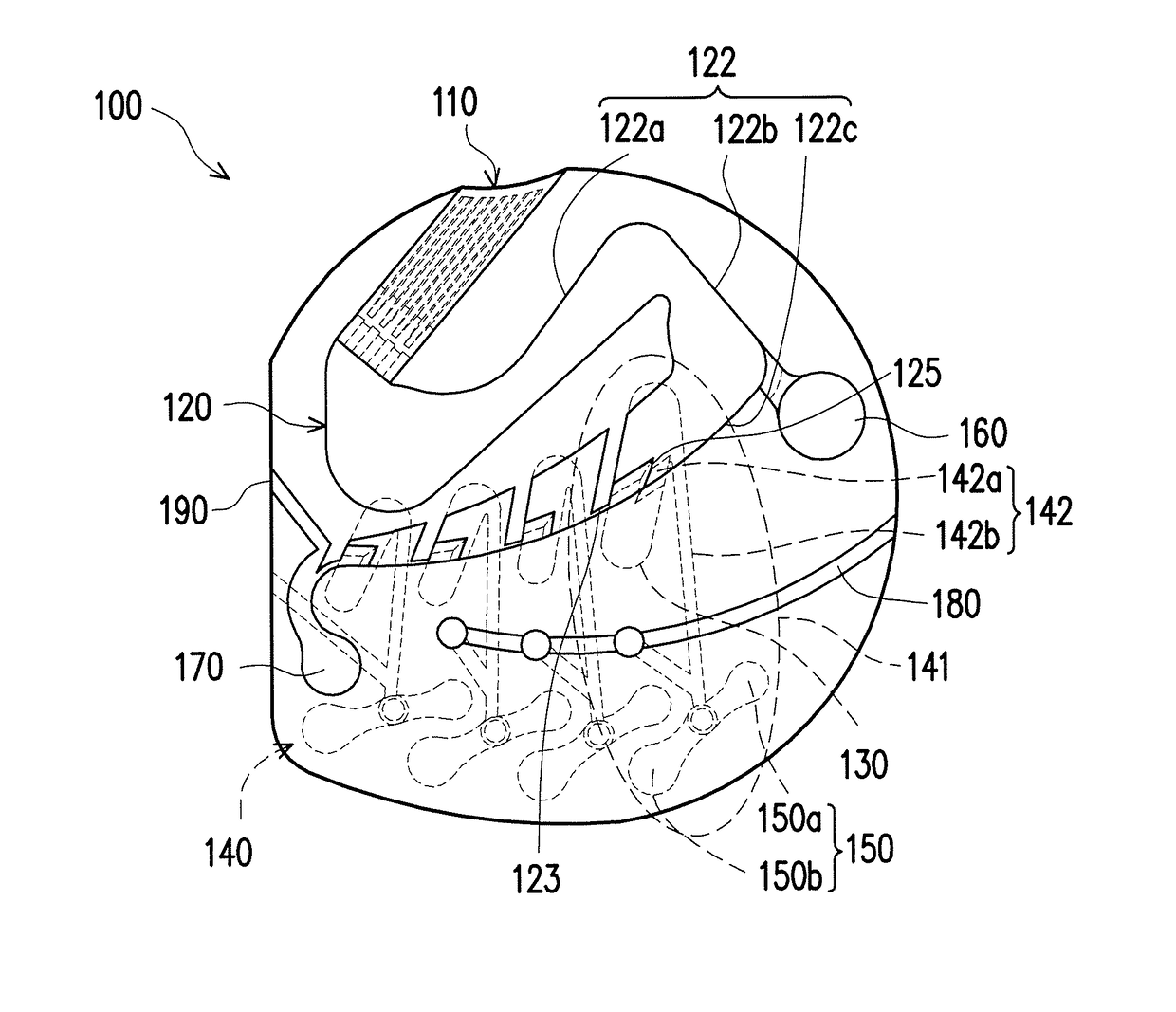 Biological detecting cartridge and flowing method of detected fluid thereof