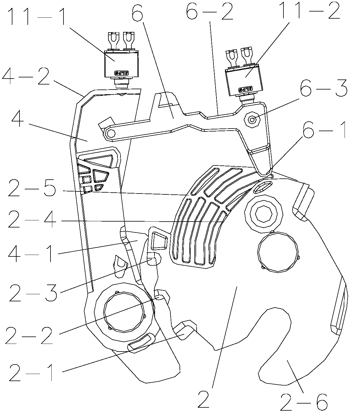 Electric suction lock mechanism provided with three-stage lock positions