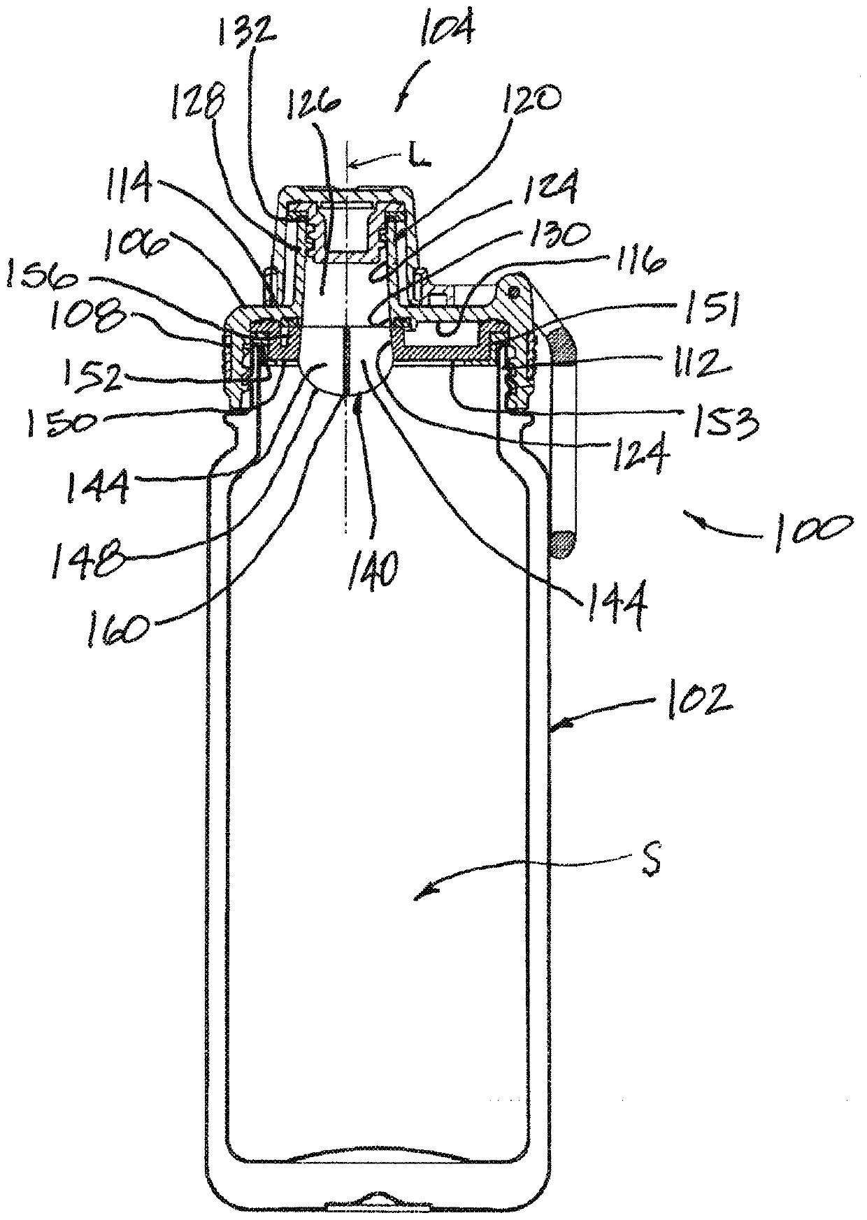 Portable beverage container