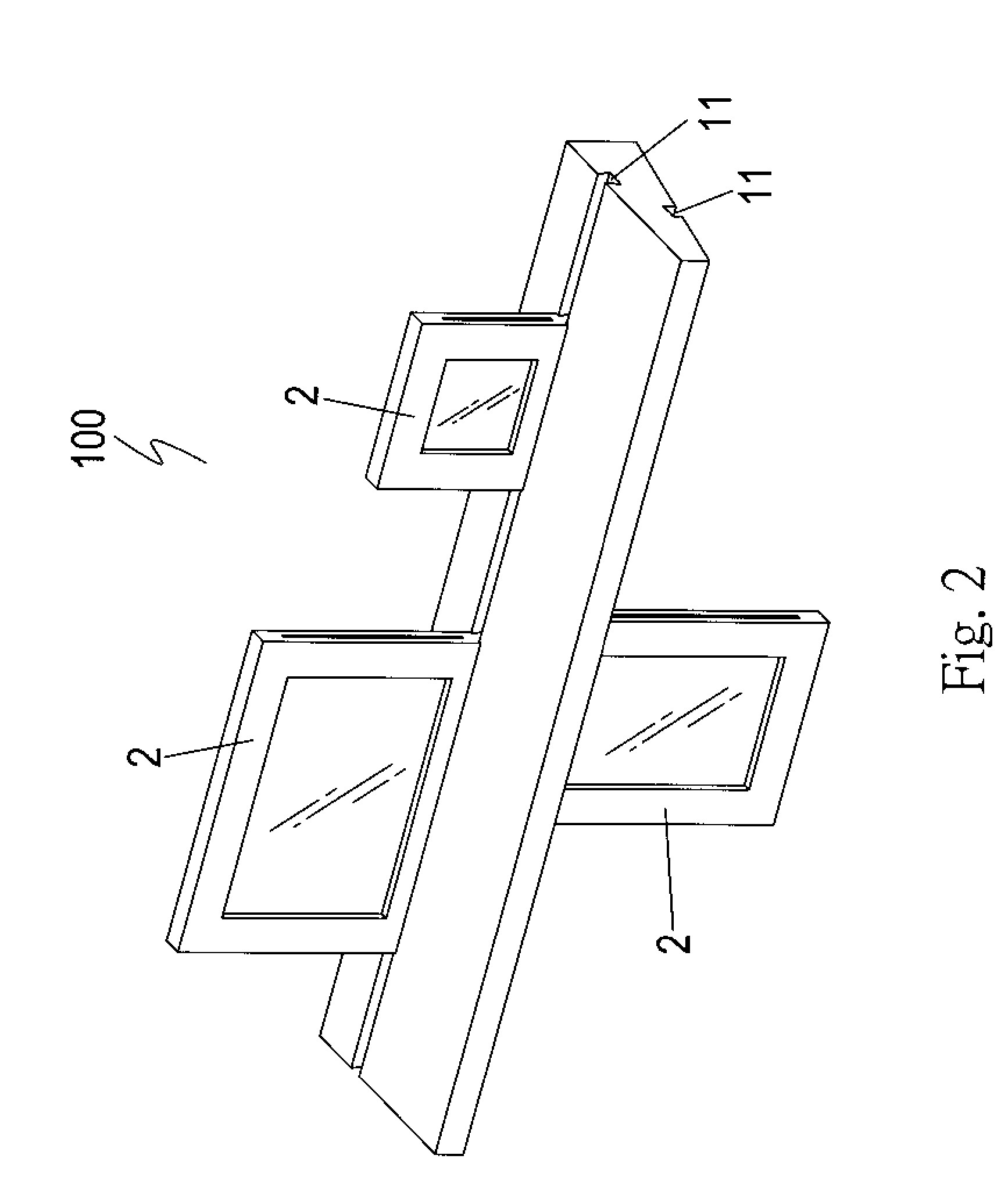 Supporting plate with at least one sliding track and capable of being installed to a wall
