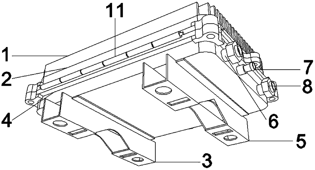 A dual-frequency tower top amplifier for improving the reception sensitivity of a base station