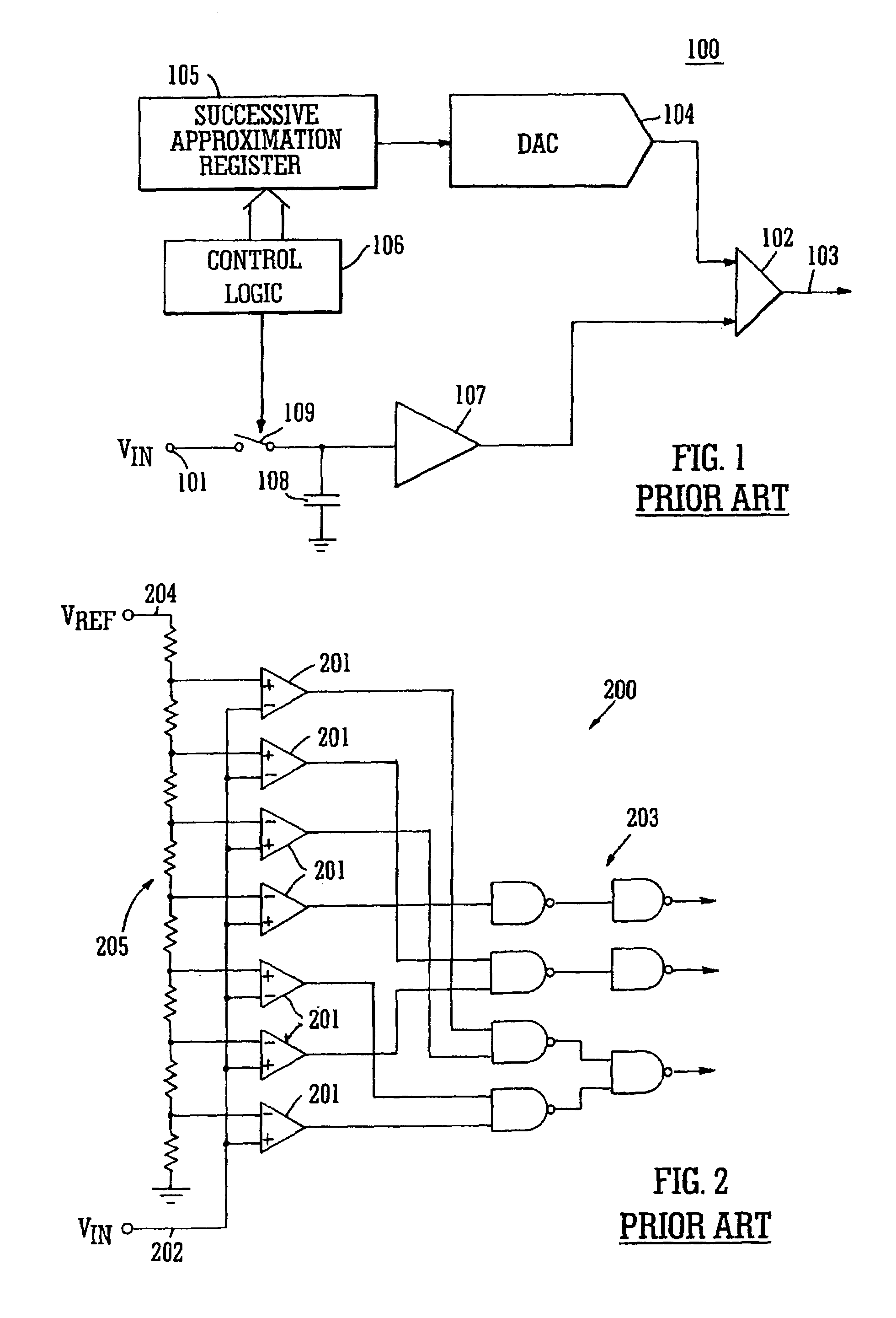 Successive approximation analog-to-digital converter with pre-loaded SAR registers