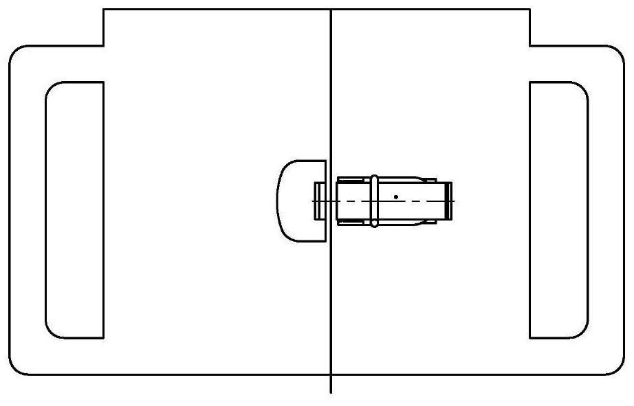 Casting type hollow cylindrical radiation shielding device