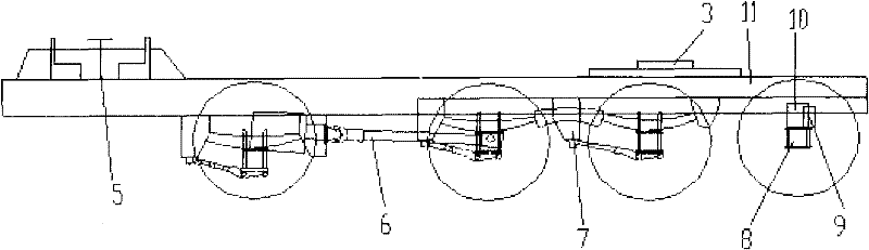 Design method of engineering bridge transport vehicle