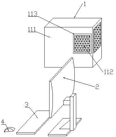 Computer and host support device