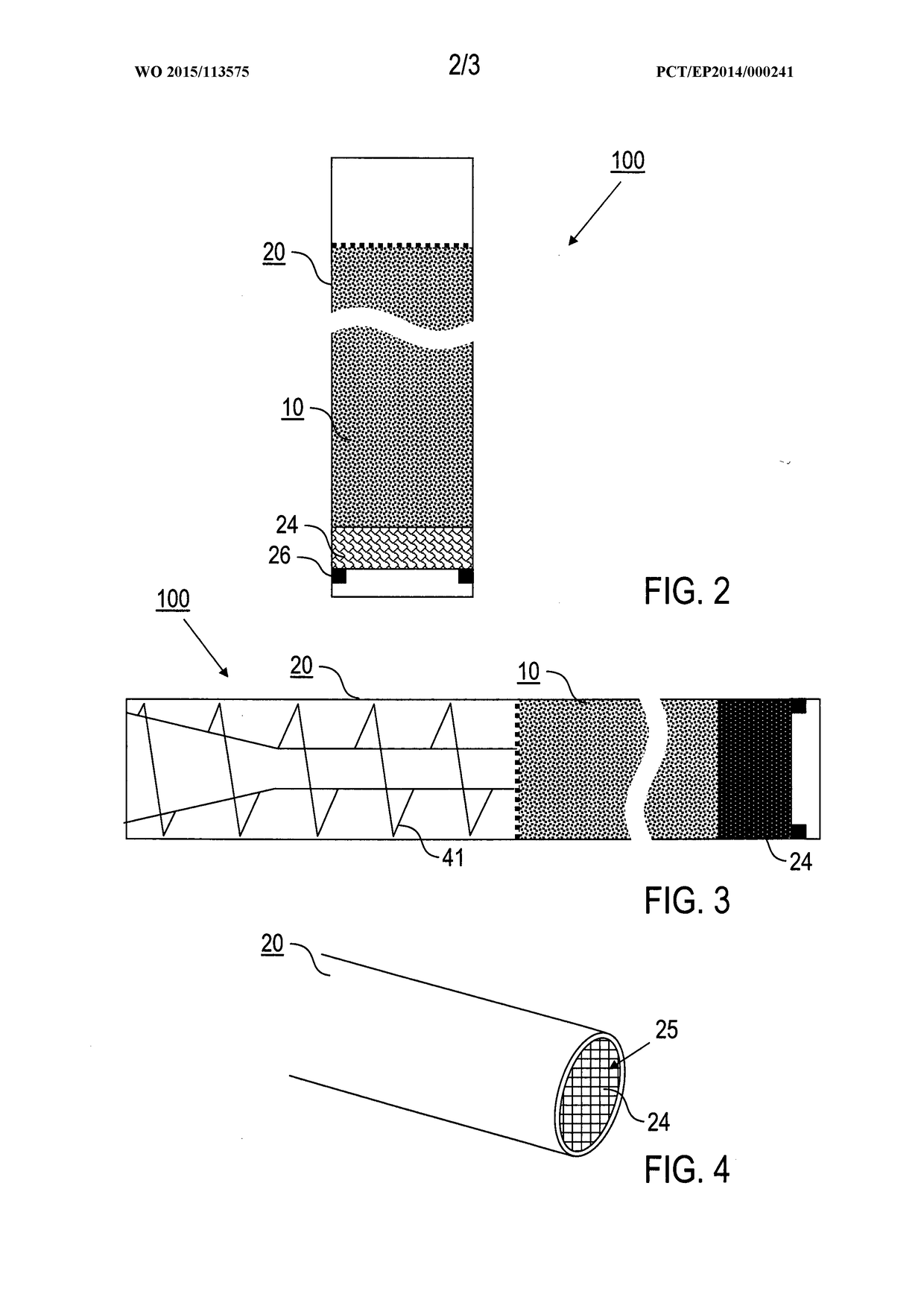 Treatment device and method for destructing micro-organisms in gaseous or liquid media