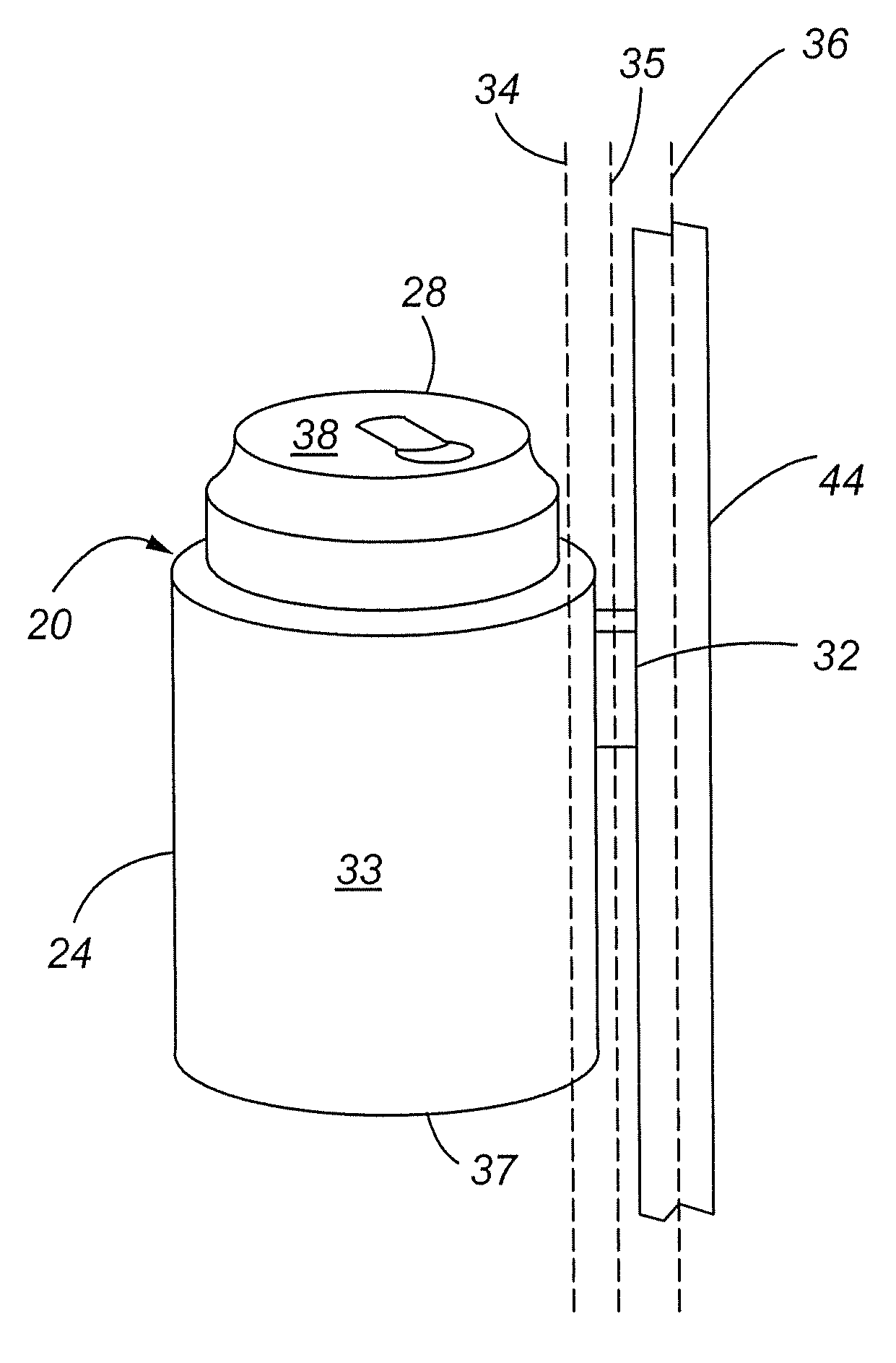 Multi-pole magnetized beverage container holder