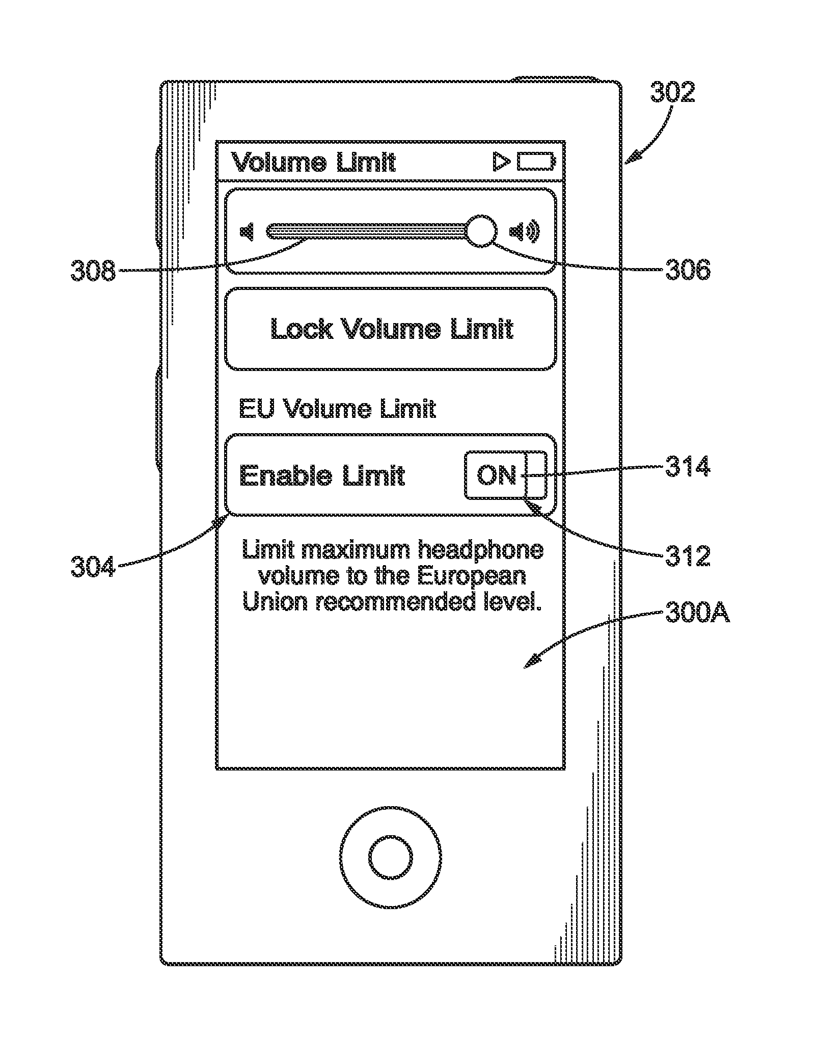 Methods and apparatus for controlling audio volume on an electronic device