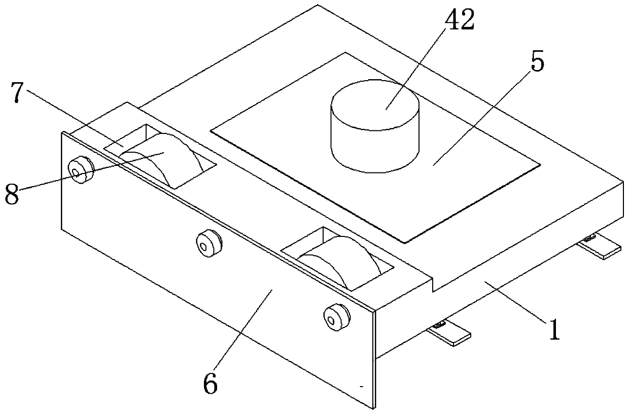 Yarn rubbing plate for spinning frame keel fender