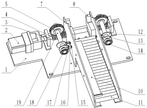 Flexible automatic distributing device for shaft sleeve workpieces