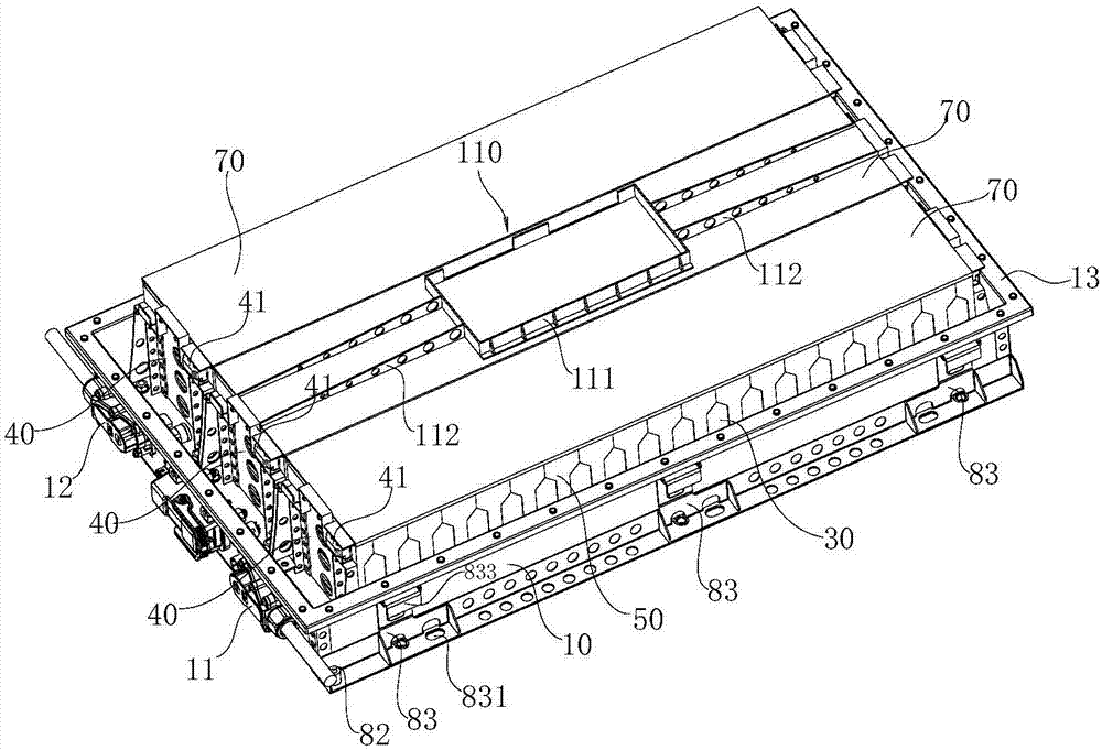 Battery cell lead structure for battery module