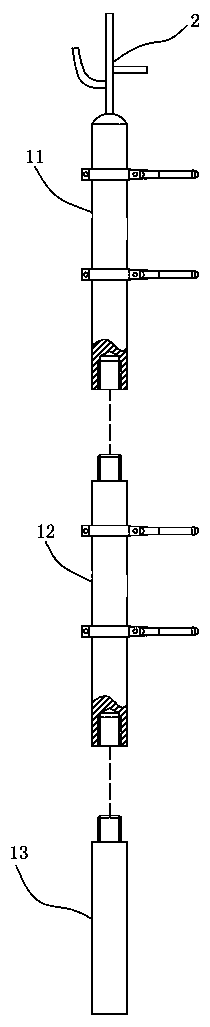 Insulation rod assembling and disassembling ground lead assistant device