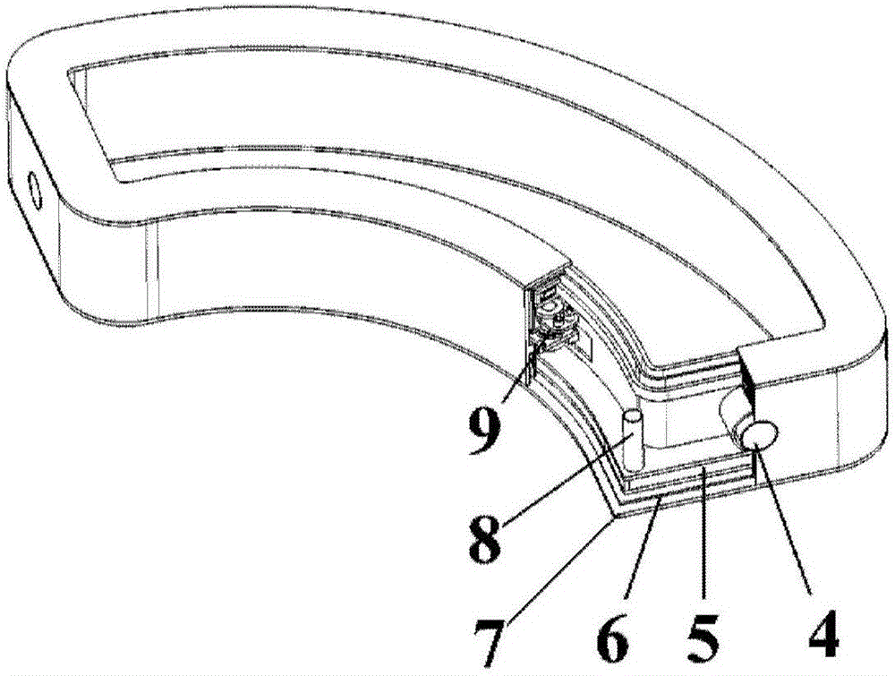 Superconducting bipolar magnet structure, conveying device and medical equipment