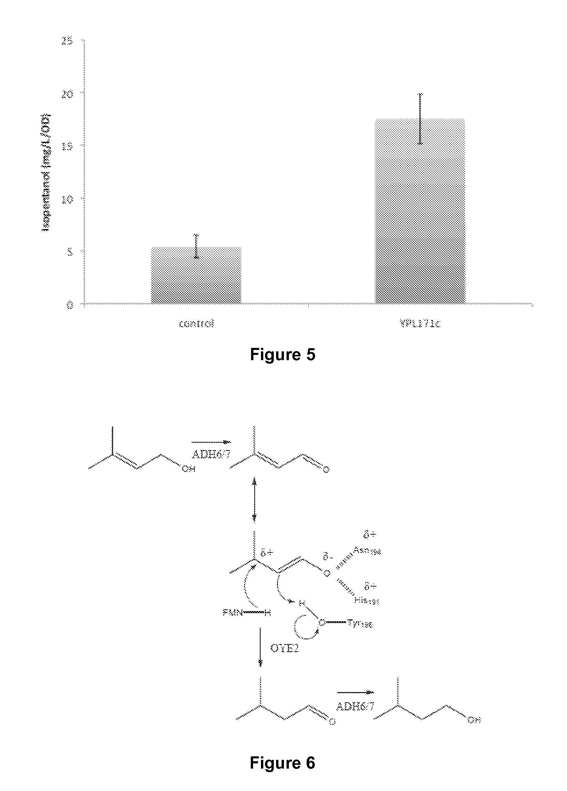 Host cells and methods for producing 3-methyl-2-buten-1-ol, 3-methyl-3-buten-1-ol, and 3-methyl-butan-1-ol