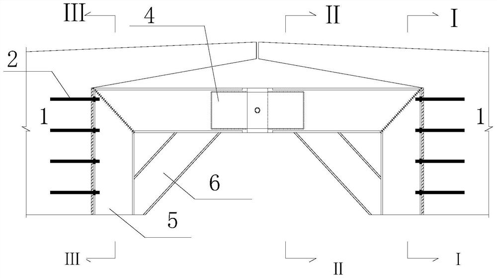 A non-contact connection reinforcement device for parallel single-column pier bridges