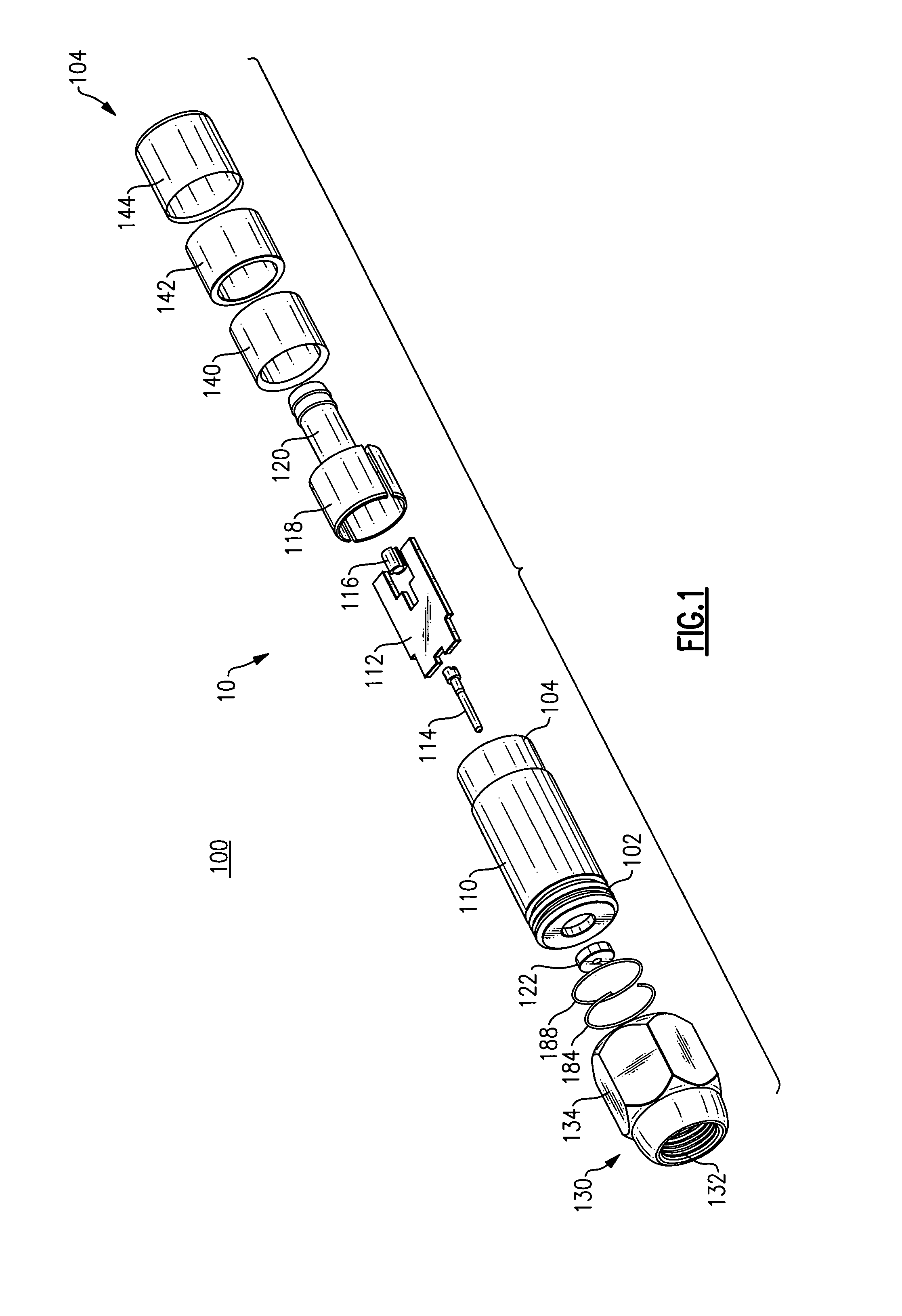 Integrated filter connector