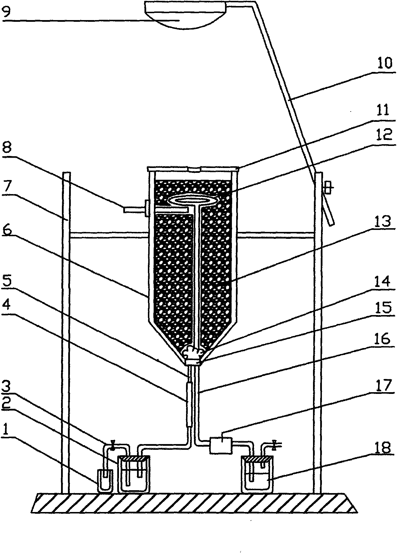 Device for collecting root exudate in situ