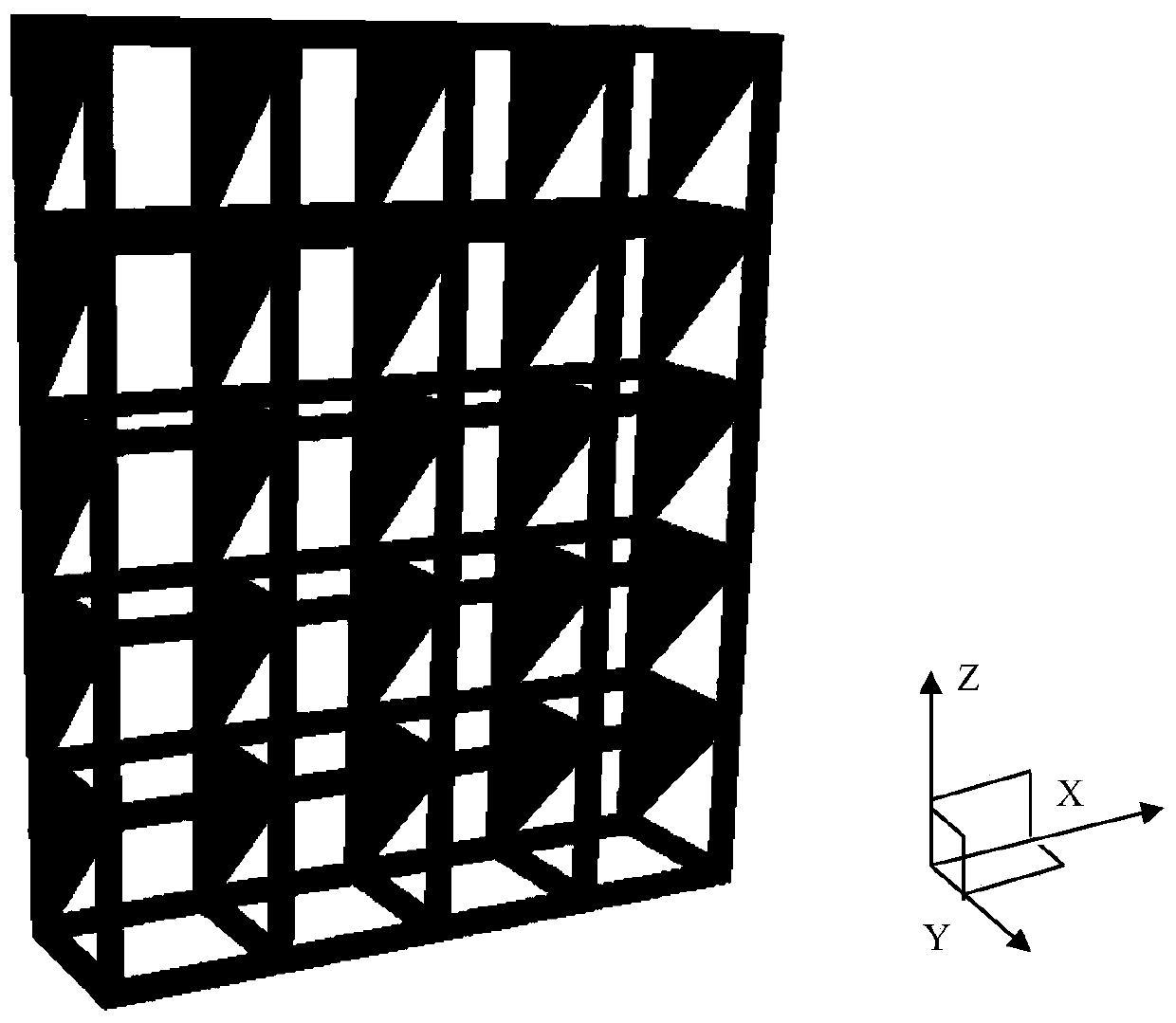 Spatial structure and printing method suitable for continuous fiber 3D printing