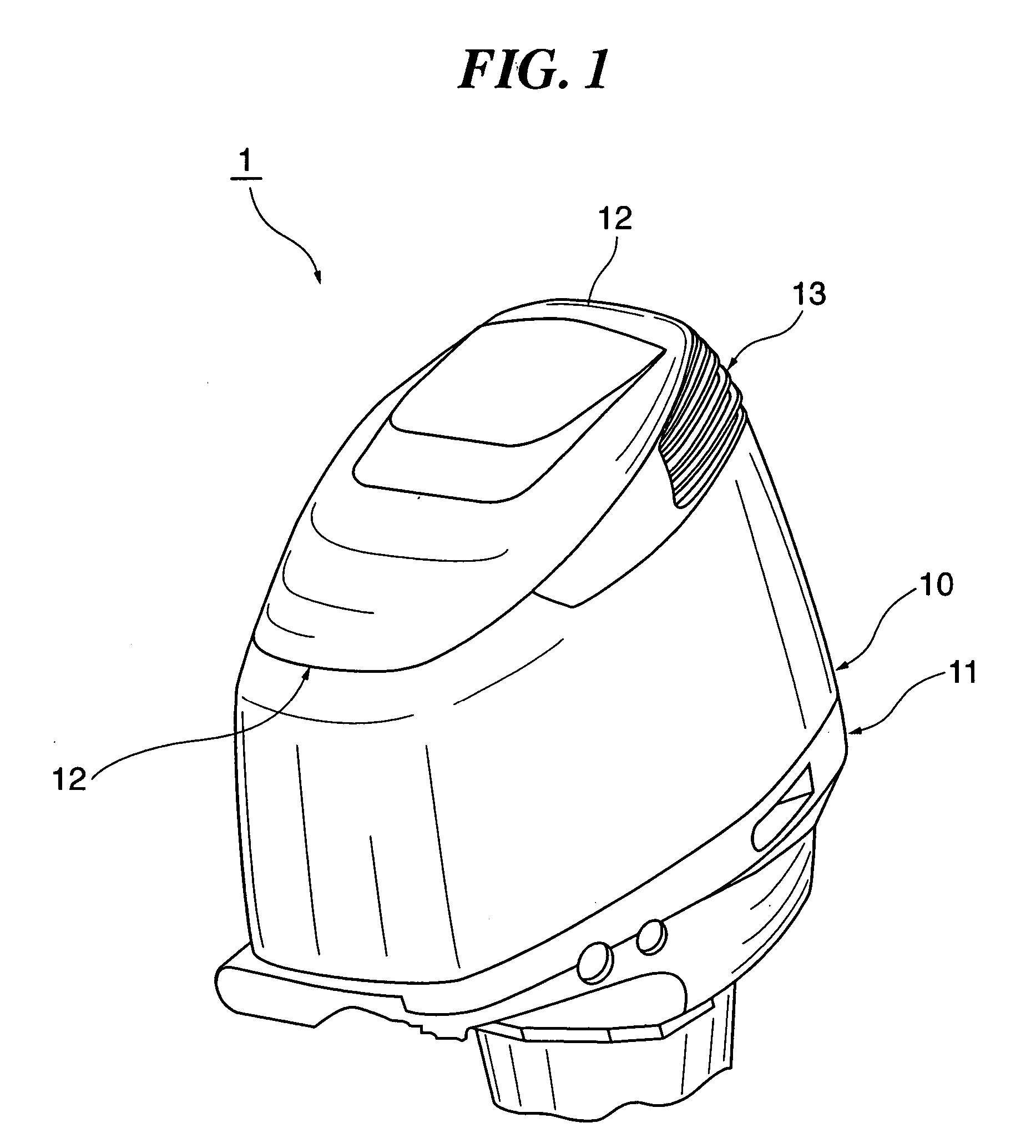 Intake device for outboard motors