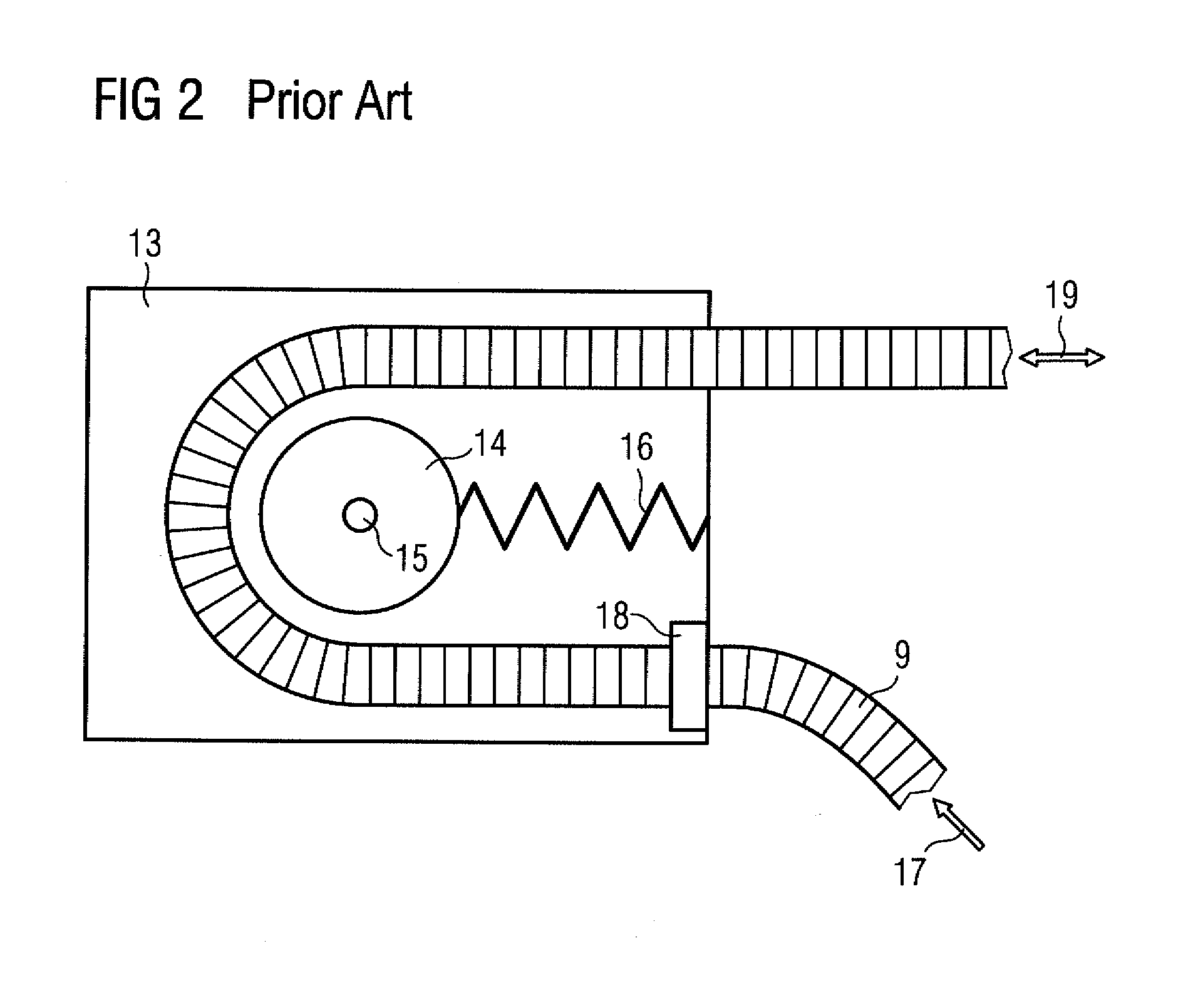 Robot arrangement with a guide element for supply lines