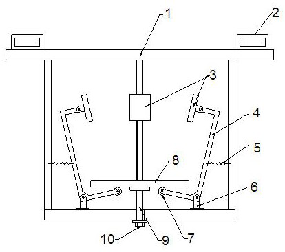 Anti-falling bearing device for structural column