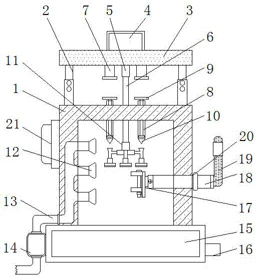 Dust removal cleaning device for plastic vehicle parts