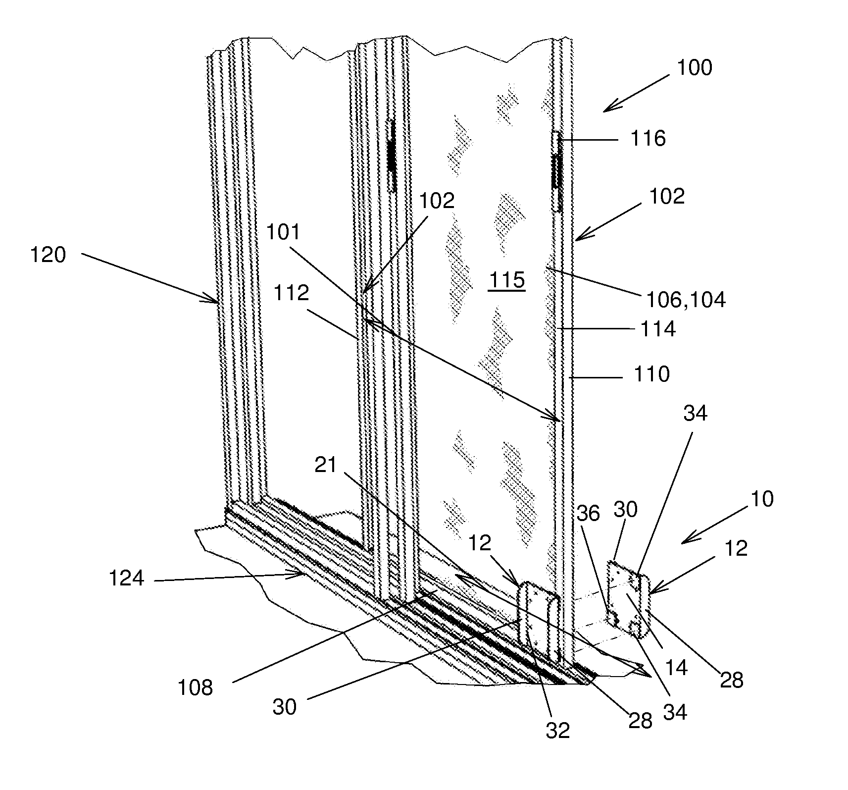 Apparatus for operating a sliding door and door including same
