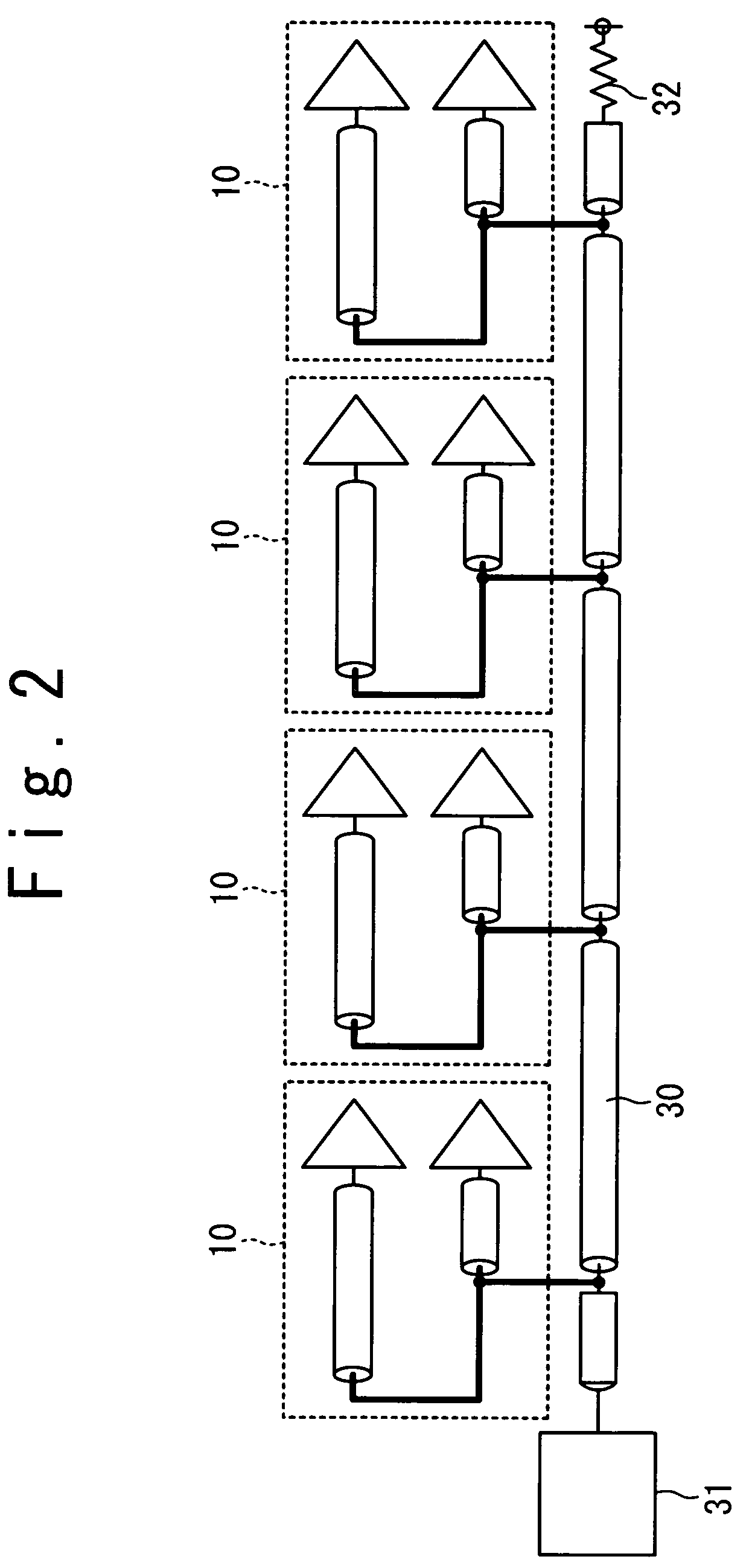 Stacked semiconductor device and semiconductor memory module