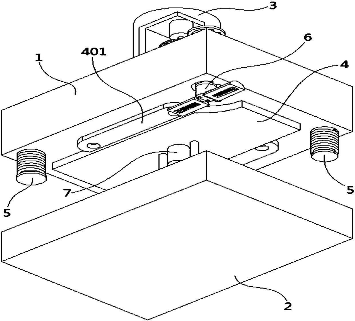 Adaptive stamping die positioning structure