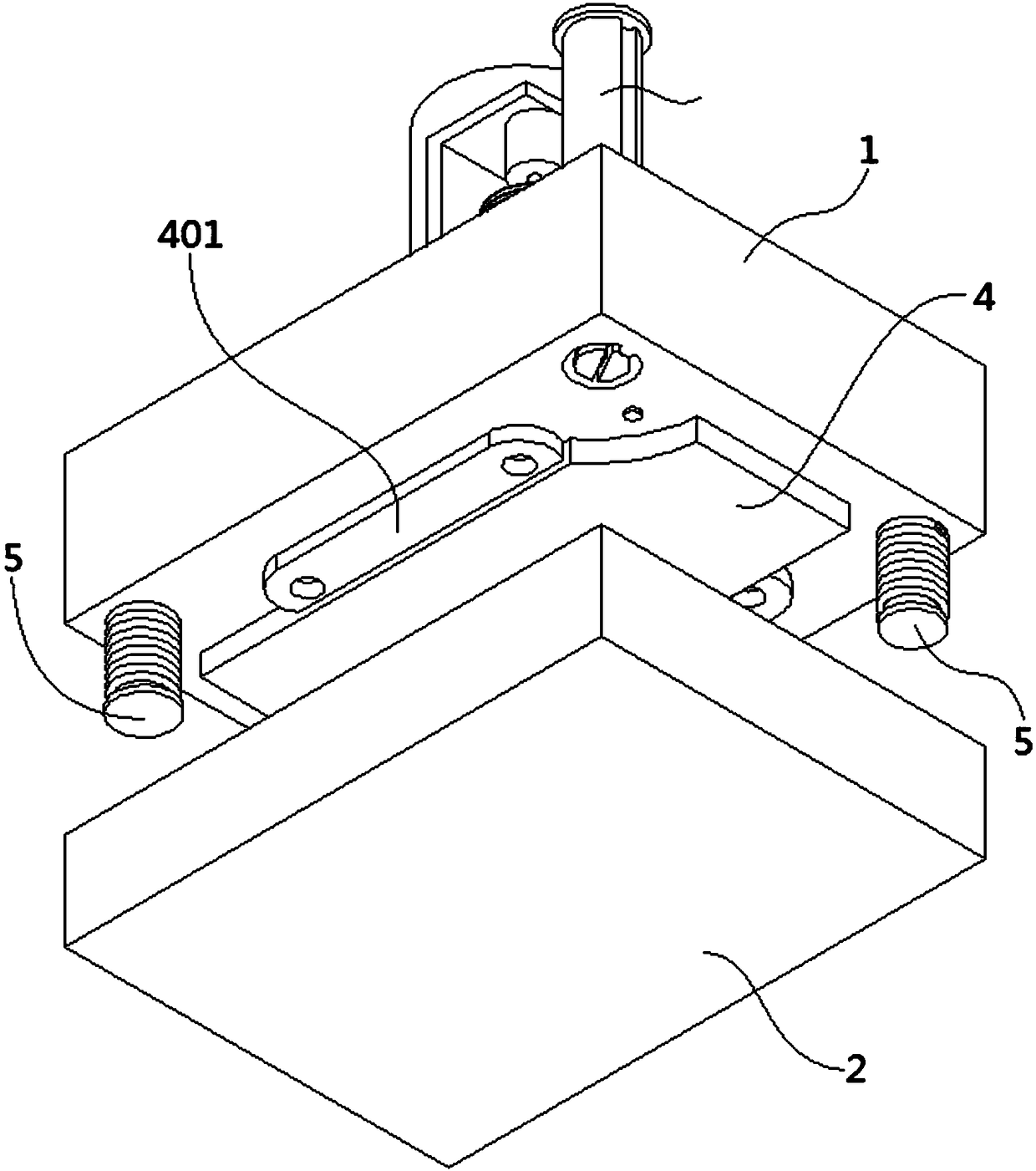 Adaptive stamping die positioning structure