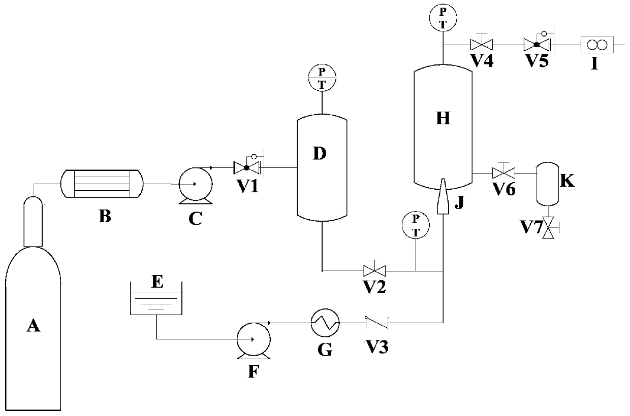 Continuous drying device and method for mesoporous powder material