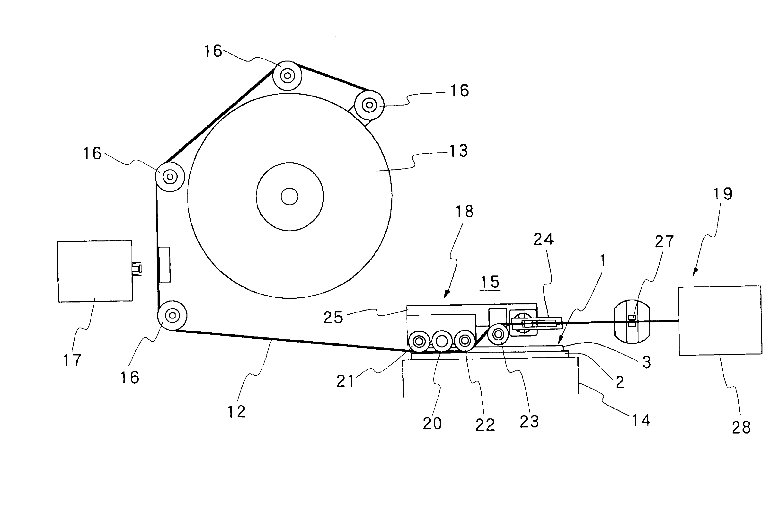ACF tape feeder machine, and method for feeding ACF tape
