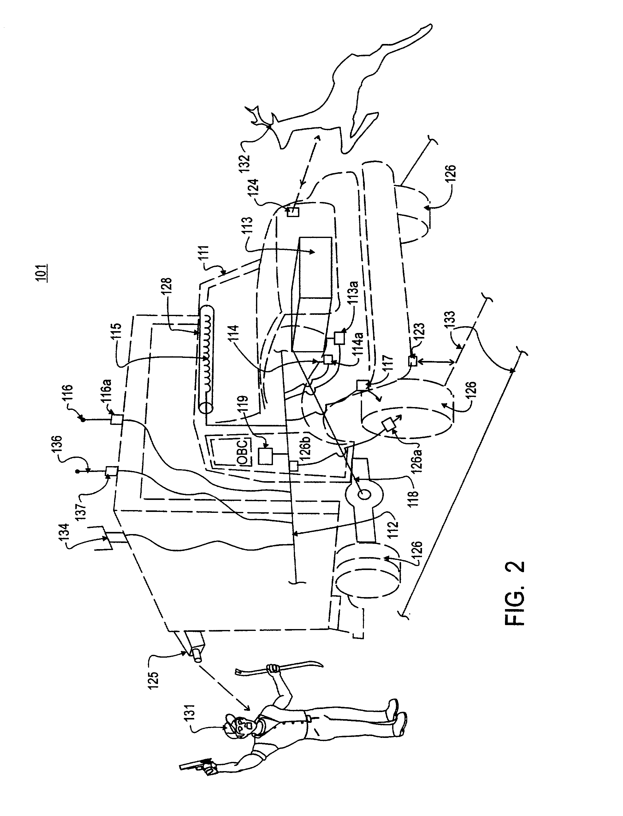Land vehicle communications system and process for providing information and coordinating vehicle activities