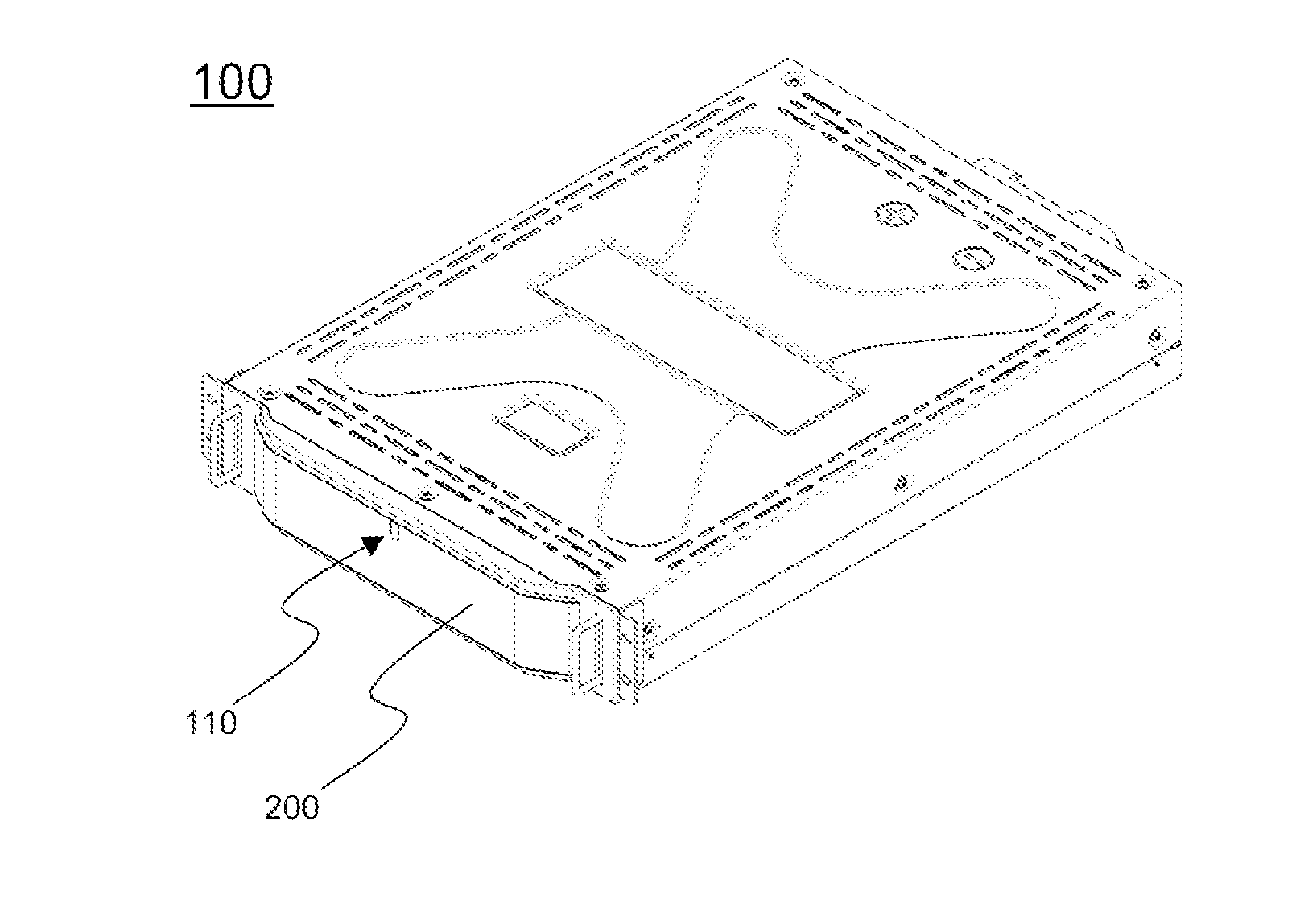 Battery module including LED element on PCB