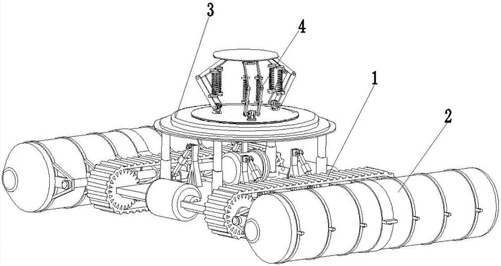 A large-area sewage purification environment-friendly robot