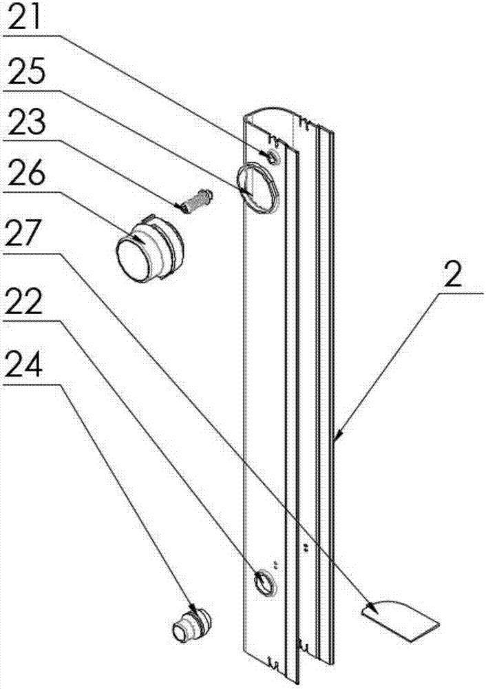 Automobile aluminum-made water tank radiator