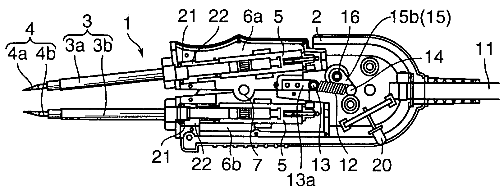 Electric part handling device
