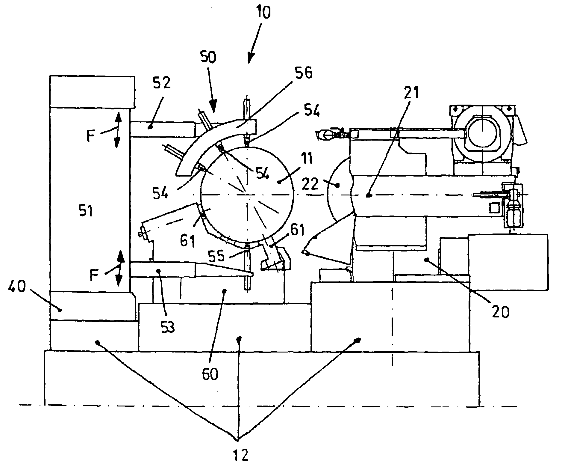 Independent measuring apparatus for grinding machines