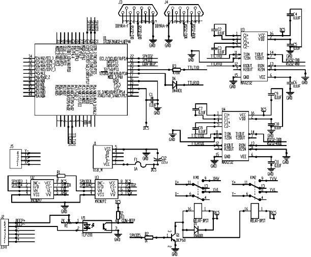 An additional control circuit and control method for a resistive touch screen based on a digital bridge