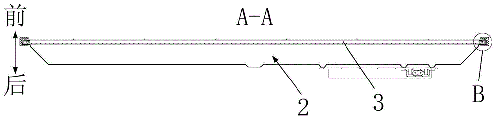 Display device, front case thereof, installation method of front case, liquid crystal television