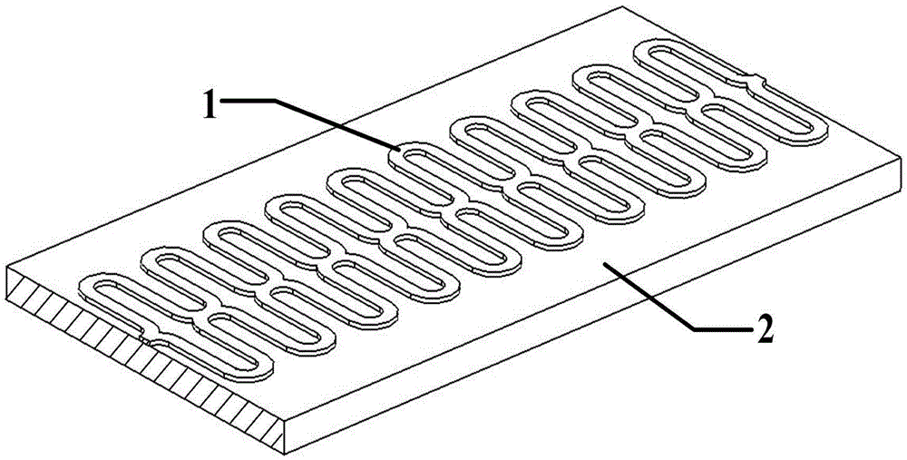 Planar annular microstrip slow-wave structure