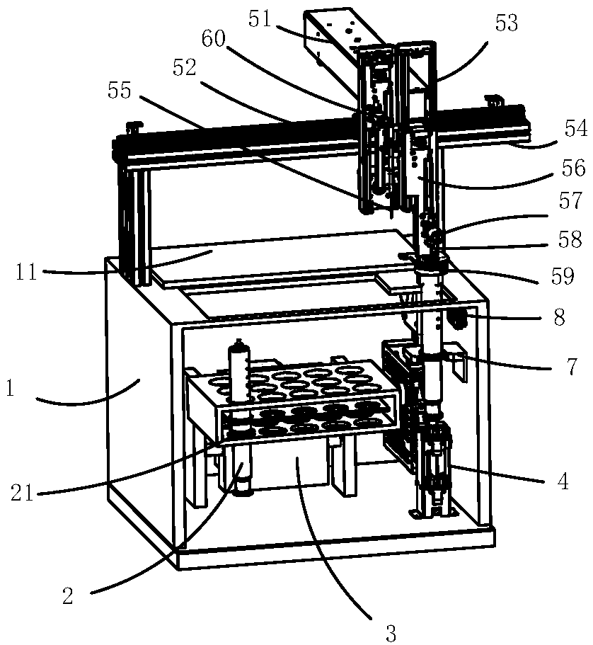 Automatic degassing device and method for separating dissolved gases in transformer oil sample