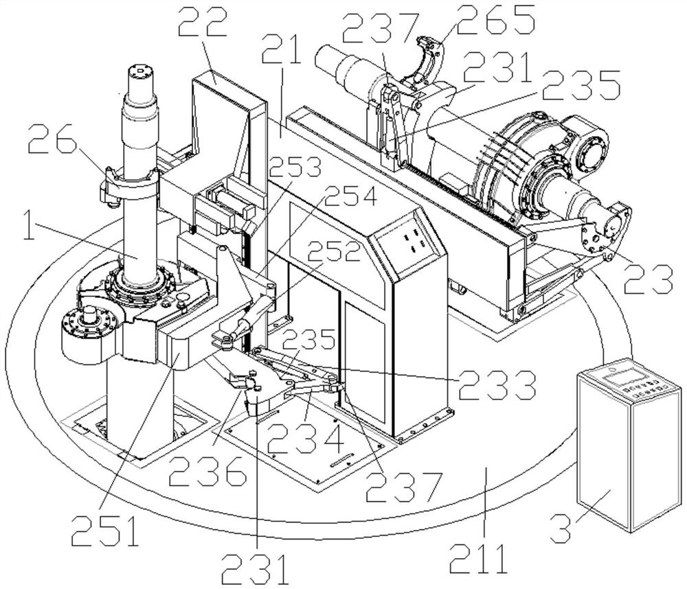 Gearbox multi-degree-of-freedom upender and method