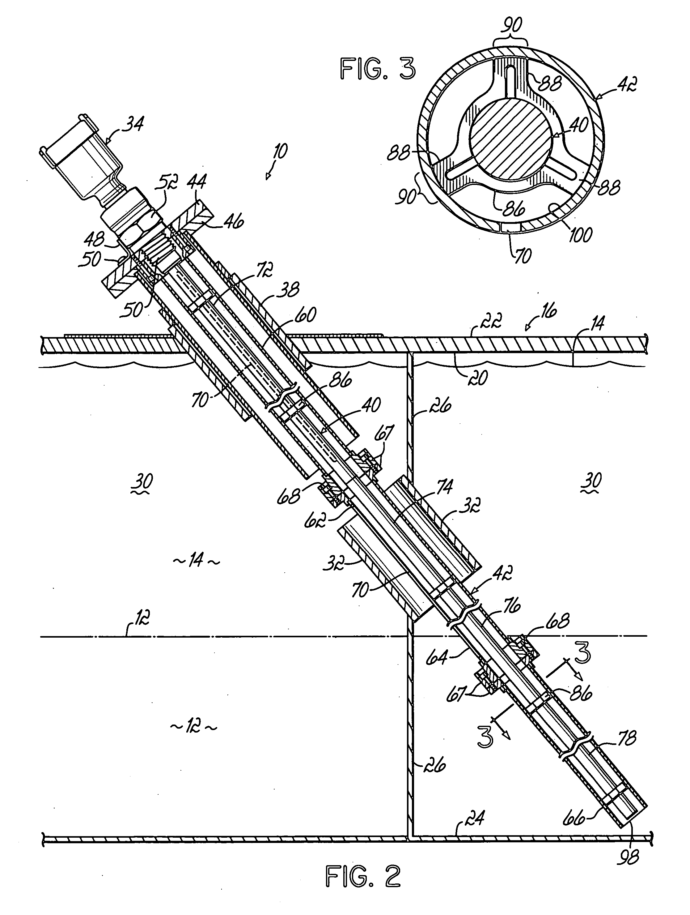 Apparatus for use in measuring fluid levels