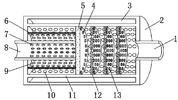 Sound attenuation device for automobile engine