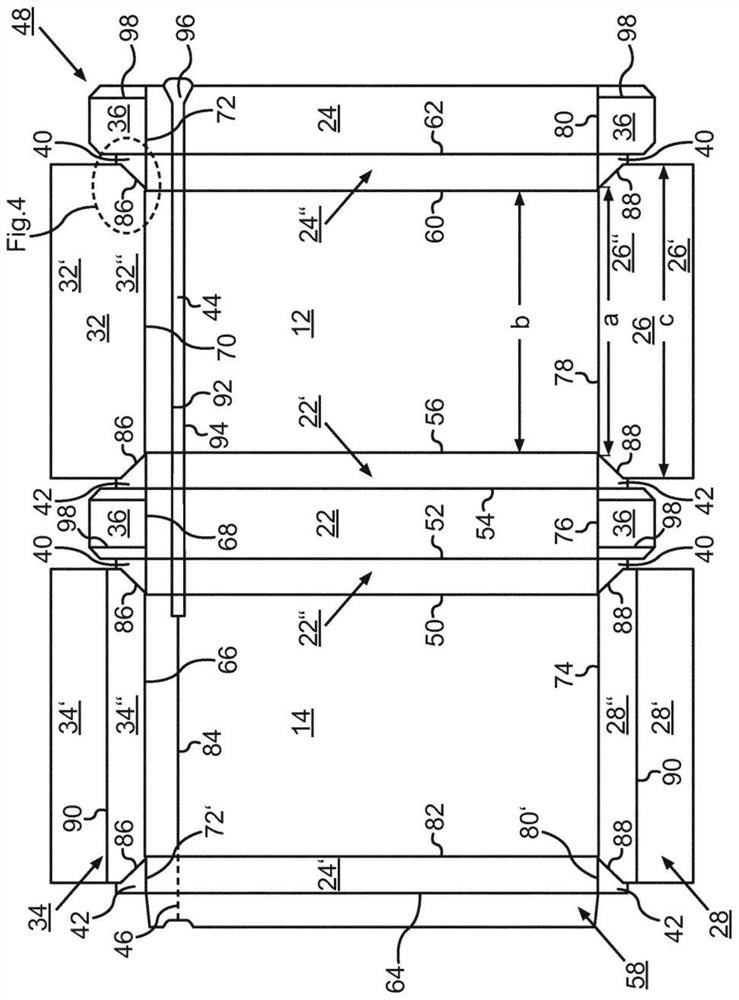 Packaging and blanks for packaging