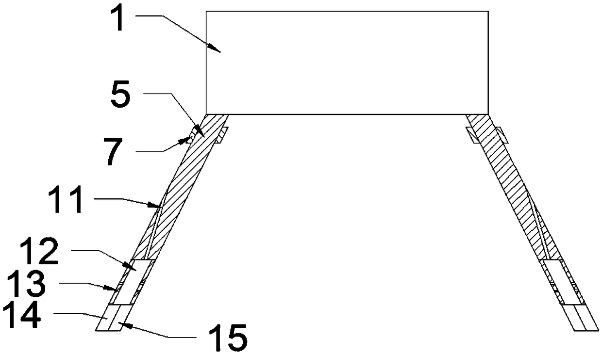 Fixing frame for peach tree transplanting