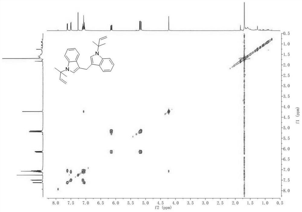 Monoterpene indole compound and preparation method and application thereof