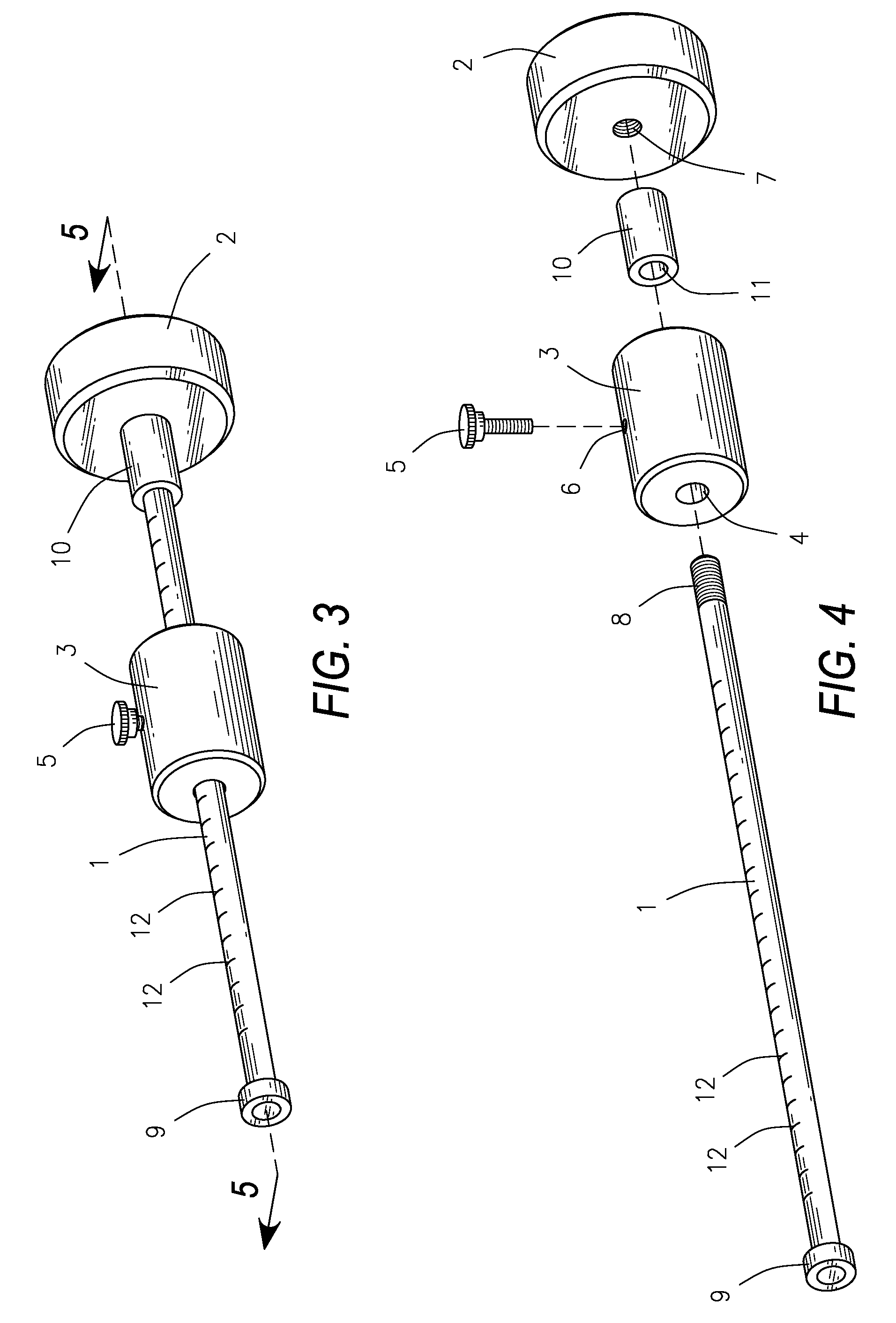 Adjustable weight training/therapy device