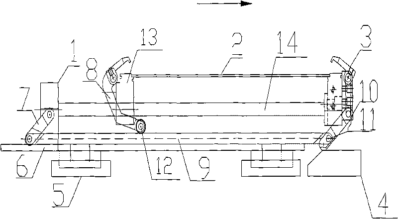 Transmission device of optical detector